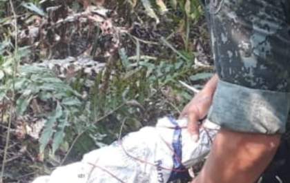 Polícia Militar Ambiental apreende arma de caça em parque