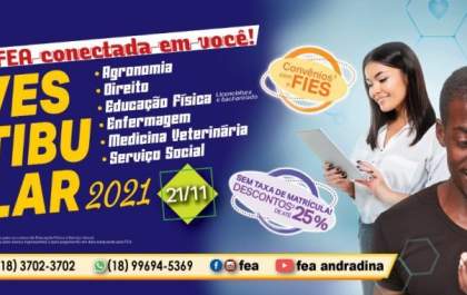 FEA de Andradina abre vestibular para novembro