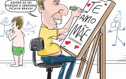 Confira a charge da edição do jornal Hojemais