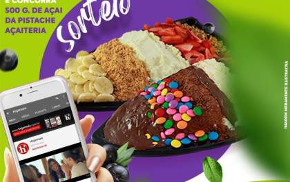 Sorteio: Se inscreva em nosso canal do YouTube e concorra 500g de Açai