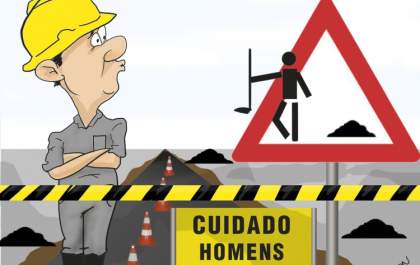 Charge - Obras paradas