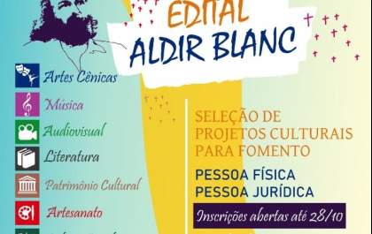 100 artistas serão selecionados no Aldir Blanc
