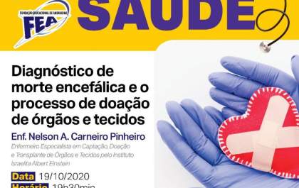 FEA de Andradina em Seminário da Saúde aborda hoje tema da doação de órgãos, veja o calendário da semana