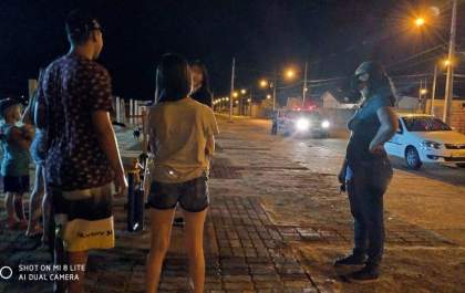 Conselho Tutelar orienta adolescentes para não ficar na rua no período da noite em Castilho