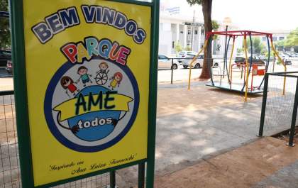 Parque inclusivo Ame Todos deve receber novos brinquedos