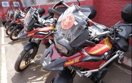 Três Lagoas irá receber duas viaturas motos BMW 850 cilindradas