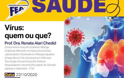 Seminário de Saúde da FEA Andradina aborda hoje, tema sobre o que é o vírus
