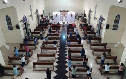 Missas em Castilho continuam sendo proibidas a presença de idosos e crianças, veja comunicado do padre