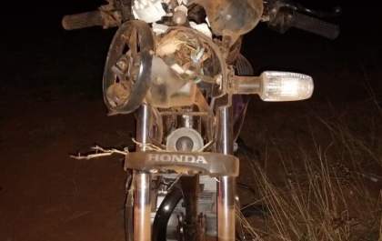 Ciclista morre em colisão com moto em vicinal