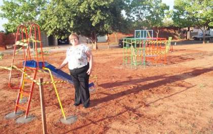 Prefeita Fátima visita instalação de Playground&nbsp; no Nova Iorque
