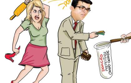 Confira a charge da edição do jornal Hojemais