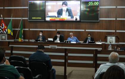 Sessão da Câmara em Birigui tem cinco projetos de homenagens