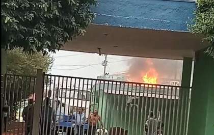 Homem sofre queimaduras após bomba de água explodir