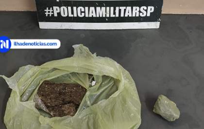 Solto após ser preso em Castilho, jovem é detido de novo acusado de tráfico de drogas