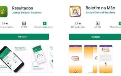 Aplicativos do TSE permitem acompanhar os resultados das Eleições