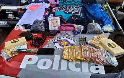PM prende 3 no Água Branca e aprende mais de 4 quilos de cocaína