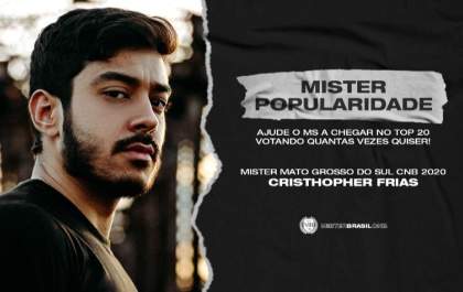 Três-lagoense conta com votos para garantir lugar no Mister Brasil&nbsp;