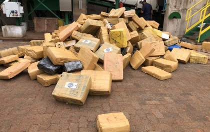 Polícia Civil incinera seis toneladas de maconha em Brasilândia