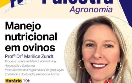 FEA de Andradina proporciona hoje (25) palestra ao curso de agronomia