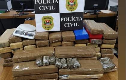 Dise/Deic prende jovem com 74 quilos de maconha no São José