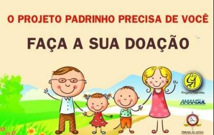 Projeto Padrinho precisa de doações para ceia natalina dos acolhidos