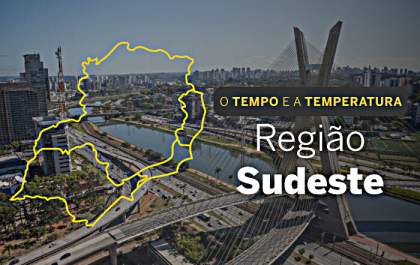 Sudeste do País tem previsão de tempo firme, nesta segunda-feira (30)