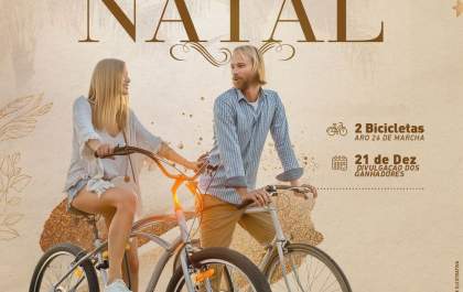 Quer concorrer a 1 bicicleta e presentear alguém com outra? Saiba como!