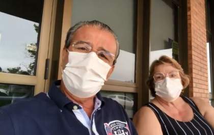 Dilador e Deomerce deixam o hospital após tratamento de covid-19