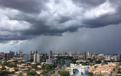 Final de semana deve ser tempo instável em Araçatuba