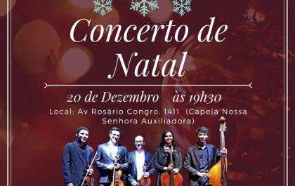 Cultura promove Concerto de Natal no Hospital Auxiliadora