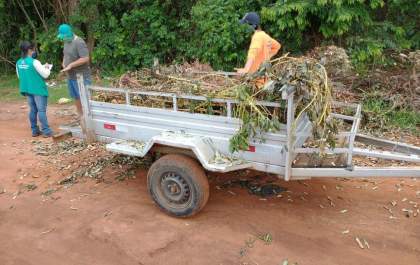 “Operação Porco Solto” autua três pessoas em flagrante por descarte de resíduos em vias públicas