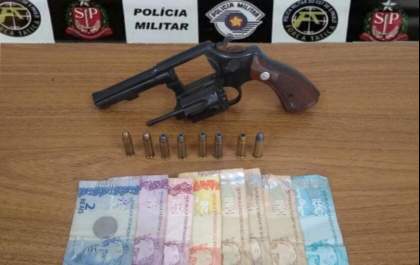 Beneficiado com a saída temporária é preso com revólver em Araçatuba