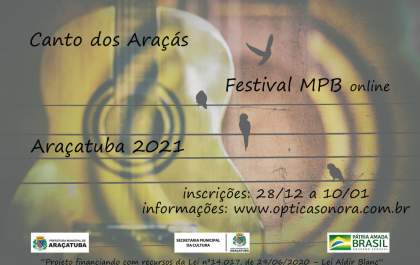 Araçatuba ganha festival de MPB