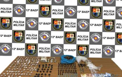 Baep prende servente com maconha e cocaína no São José
