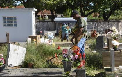 Cemitério da Consolação em Birigui recebe mutirão de limpeza