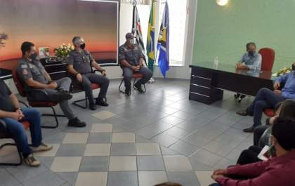 Administração de Castilho se reúne com forças de segurança e discute avanços