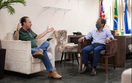 Mário Celso e Paulo Boaventura fazem reunião sobre o desenvolvimento regional