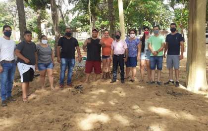Paulo e Marcos visitam balneário municipal e estudam adequações