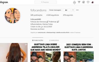 Página de fofoca faz sucesso em Três Lagoas