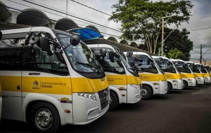 Araçatuba renova a frota do transporte escolar com 12 ônibus adaptados