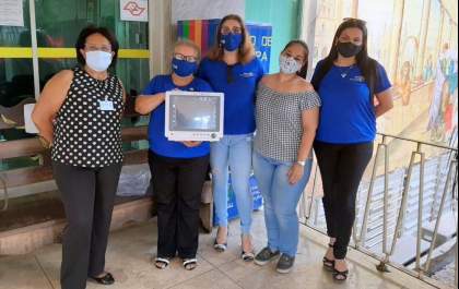 UTI Covid da Santa Casa recebe aparelho do Rotary Club Araçatuba Centenário
