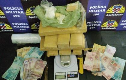 Polícia Militar prende foragido da justiça que traficava drogas em Aparecida do Taboado