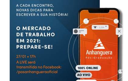 Live Pós sobre Mercado de Trabalho em 2021!