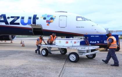 MS recebe um novo lote com 22 mil doses da vacina contra Covid-19