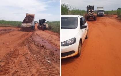 Plano de Recuperação das Vias Rurais chega à Anhumas