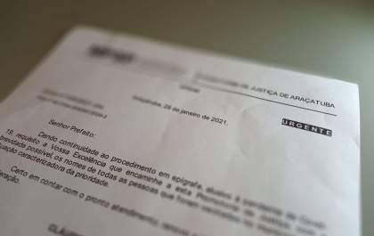 MP quer relação de pessoas vacinadas contra a covid-19 em Araçatuba