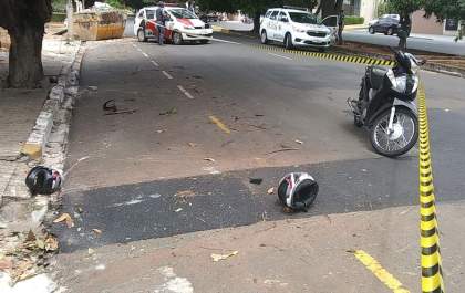 Vendedor é baleado na perna após agredir policial com tijolada na cabeça