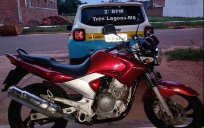 PM de Três Lagoas recupera motocicleta furtada