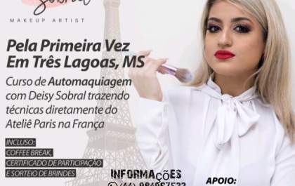 Nesta sexta o Hojecast sorteará um curso de automaquiagem com Deisy Sobral