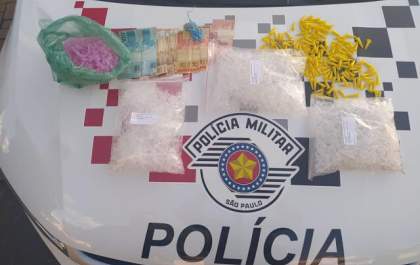 PM prende ajudante de pedreiro com mais de 100 porções de cocaína&nbsp;